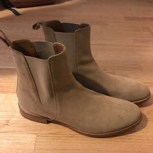 Tan suede Oro Chelsea boots